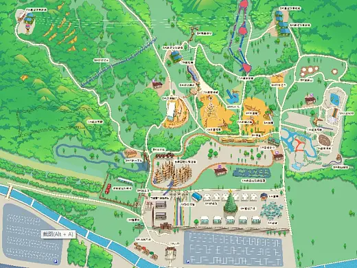 白塔景区手绘地图在紧急疏散与救援中的重要作用 ？